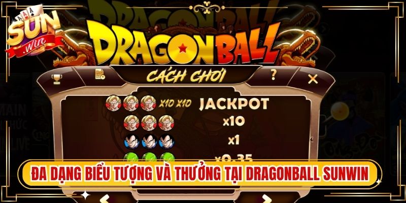 Đa dạng biểu tượng và thưởng tại Dragonball Sunwin