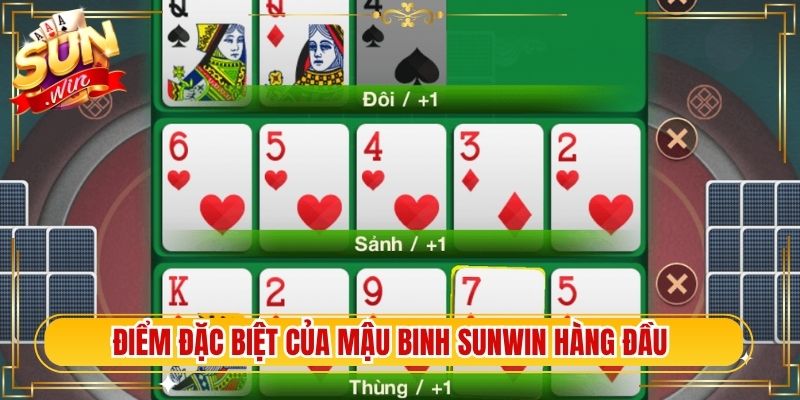 Điểm đặc biệt của mậu binh Sunwin hàng đầu không thể bỏ qua