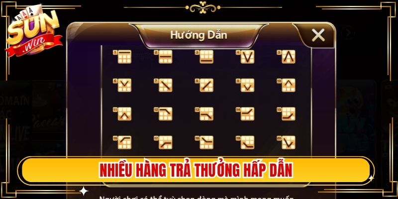 Nhiều hàng trả thưởng hấp dẫn