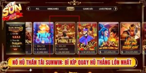 Nổ Hũ Thần Tài Sunwin: Bí Kíp Quay Hũ Thắng Lớn Nhất