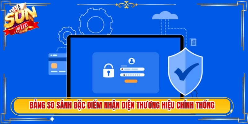 Bảng so sánh đặc điểm nhận diện thương hiệu chính thống