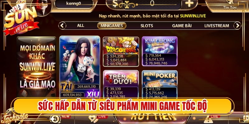Sức hấp dẫn từ siêu phẩm mini game tốc độ